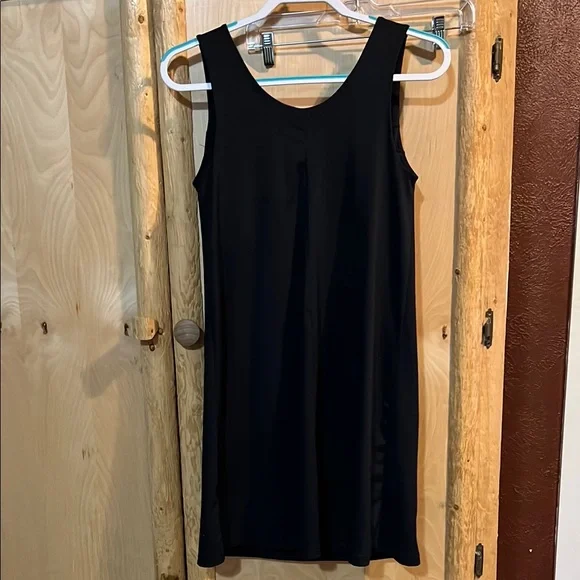 Mondetta Black Sheath Mini Dress Scoop Neck Sleeveless - Picture 4 of 4